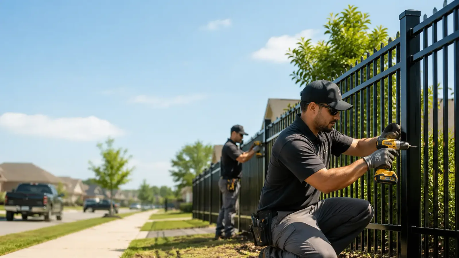 Metal Fence Installation in Boxborough, MA